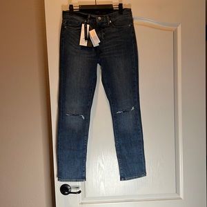 Slim straight banana republic jeans